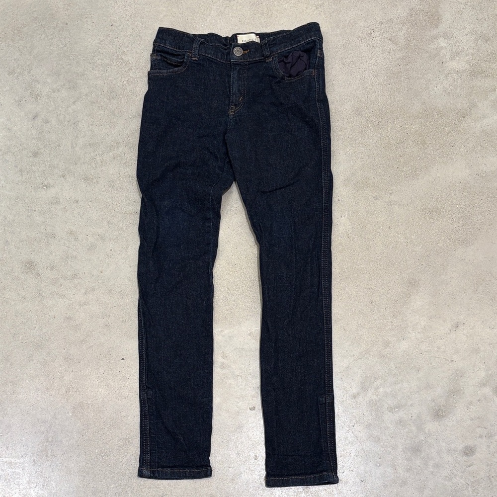 Gucci Dark Blue Denim Skinny Jeans Unisex 8